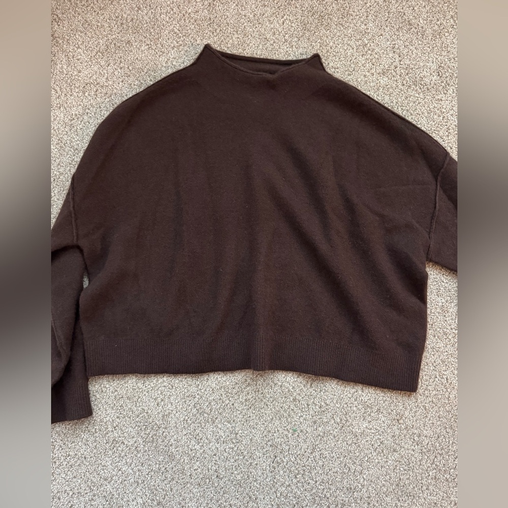 Pilcro Alani cashmere mock neck sweater size XS